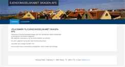Desktop Screenshot of filbert-skagen.dk