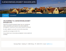 Tablet Screenshot of filbert-skagen.dk